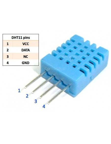 humedad DHT11 Arduino - ConcaShop